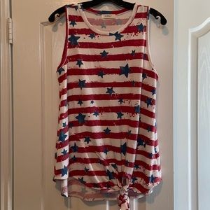 Patriotic Tie Tank